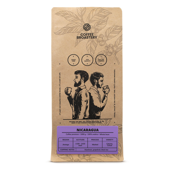 Set Bro Coffee Roastery Nicaragua Colibrí Azul + Brazil Guaxupe 2x1kg (2kg)