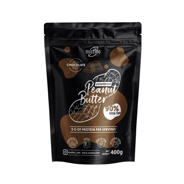 Nustino - Erdnussbutterpulver 2x400g
