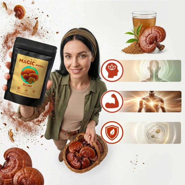 Magic Pwdr – Reishi – Glänzender Lackporling 50 g