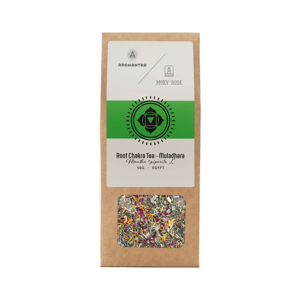Aromantra x Mary Rose – Wurzelchakra-Tee Muladhara (Kräutertee) 50 g