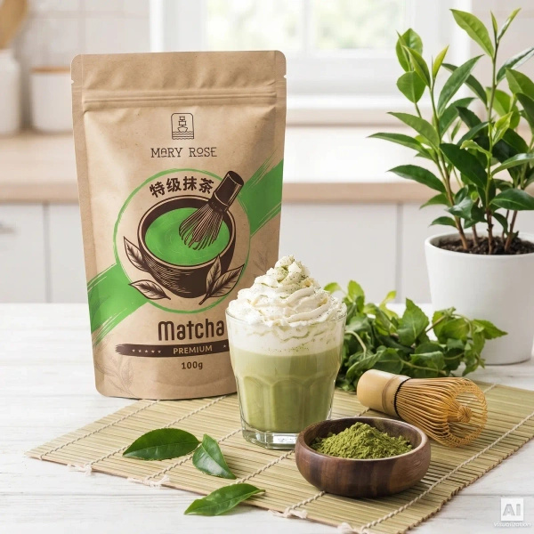 Mary Rose – Chinesischer Grüner Tee Matcha Premium 100 g