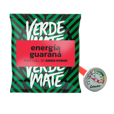Analoges Thermometer + yerba mate 50g
