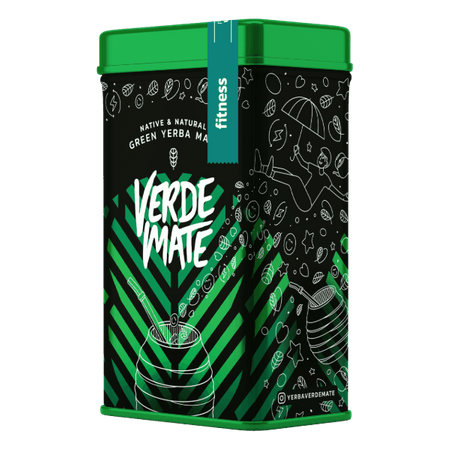 Yerbera – Dose mit Verde Mate Green Fitness 0,5 kg –Kräuter-Früchte Mate Tee aus Brasilien