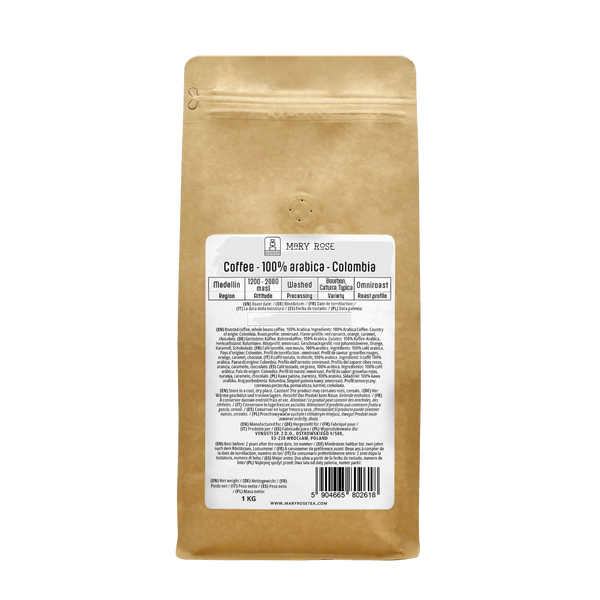 Mary Rose -  Bohnenkaffee Colombia Medellin premium 1 kg