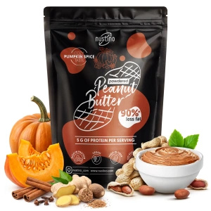 Nustino – Erdnussbutter in Pulverform – Pumpkin Spice (ohne Zuckerzusatz) 400 g