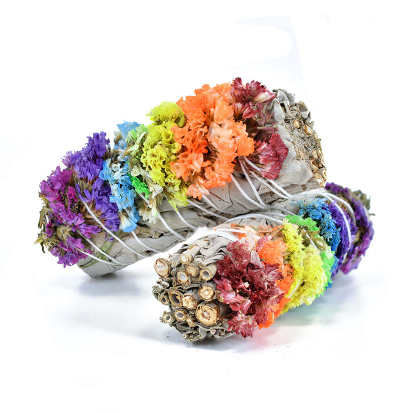 Geschenkset: Palo Santo 50 g + weißer Salbei "Sieben Chakren"