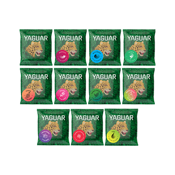 Yerba Mate Yaguar 10 x 50 g  + 50g