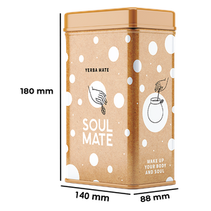 Yerbera – Metalldose + Soul Mate Orgánica Frosty Season 0,5 kg