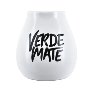 Verde Mate Matebecher aus Keramik  - 350ml-weiss
