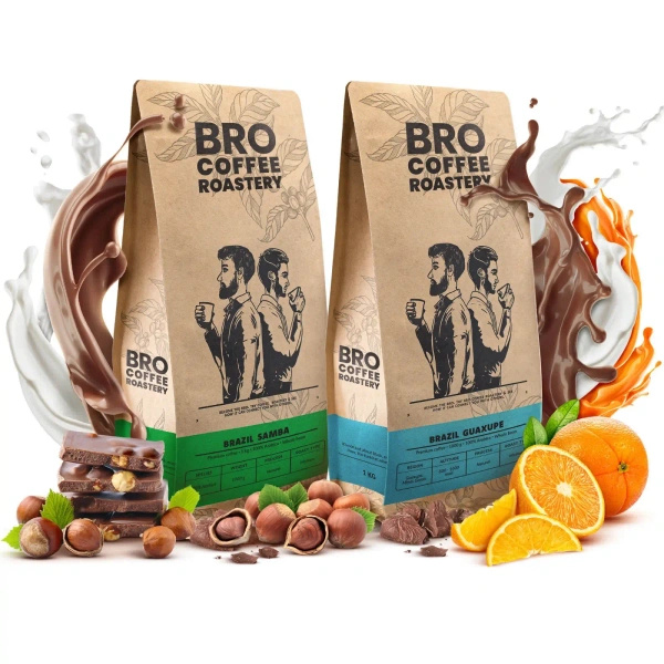 Set Bro Coffee Roastery Brazil Guaxupe + Brazil Samba 2x1kg (2kg)