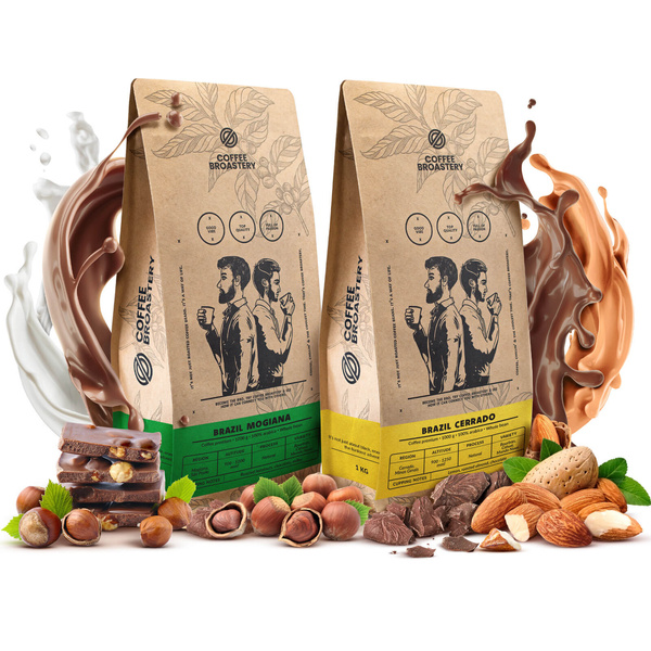 Set Bro Coffee Roastery Brazil Samba + Brazil Cerrado 2x1kg (2kg)