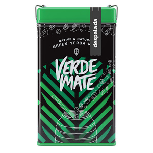 Yerbera – Metalldose + Verde Mate Green Despalada 0,5 kg