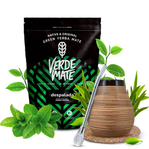 Mate Tee Set Verde Mate 400g 0,4kg Kalebasse + Bombilla