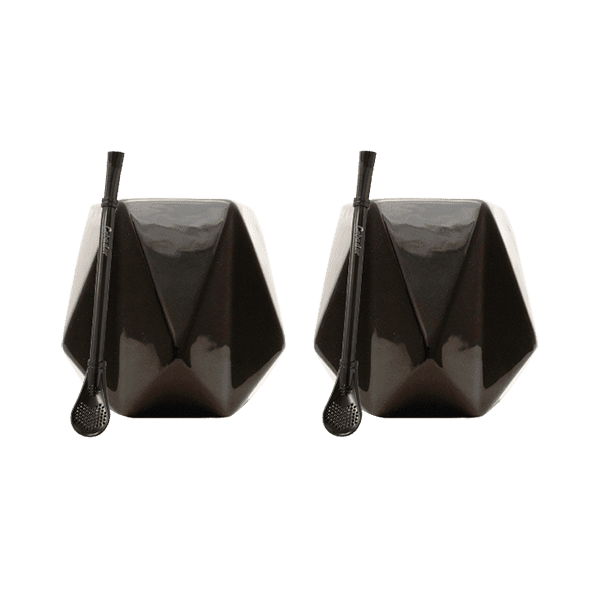 Mate Tee Zubehör Set: 2x Kalebasse + 2x Bombilla