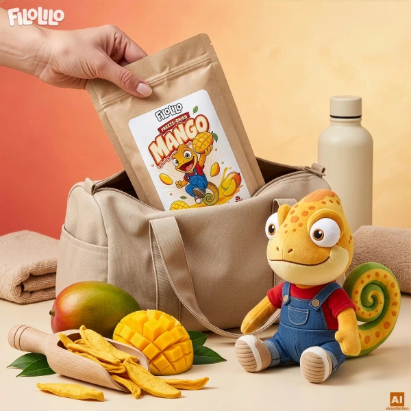 FiloLilo – Gefriergetrocknete Mango (Scheiben) 20 g
