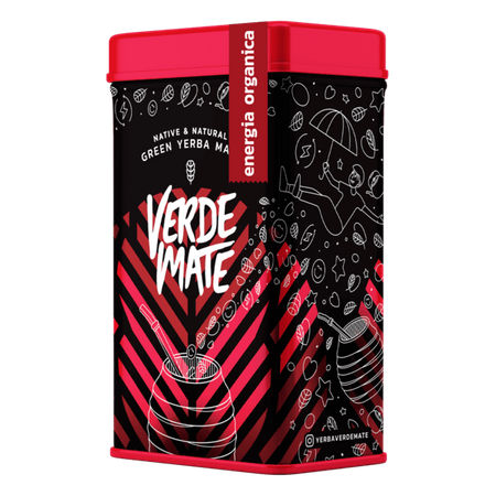 Yerbera – Metalldose + Verde Mate Green Energia Organica 0,5 kg