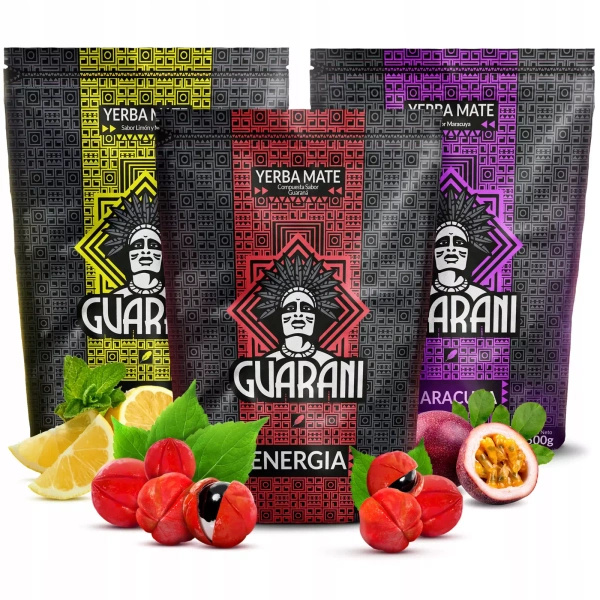 Yerba Mate Guarani 3x500g verschiedene