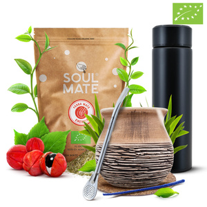 Set Yerba Yaguar Energia Mate Becher Volcano Yerbomos