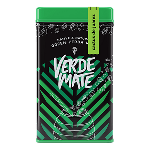 Yerbera – Metalldose + Verde Mate Green Cactus de Juarez 0,5 kg