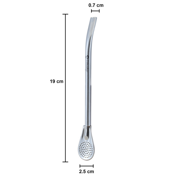 Bombilla Mercedes aus rostfreiem Stahl