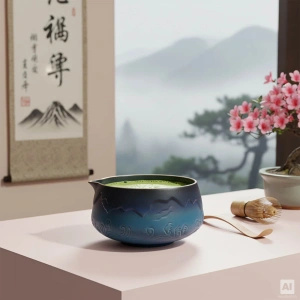 Geschenkset: japanischer Premium-Matcha + matchawan + Bambuszubehör