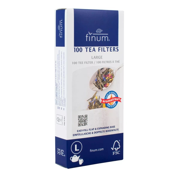 Papier–Teefilter – Größe L (100 Stück)