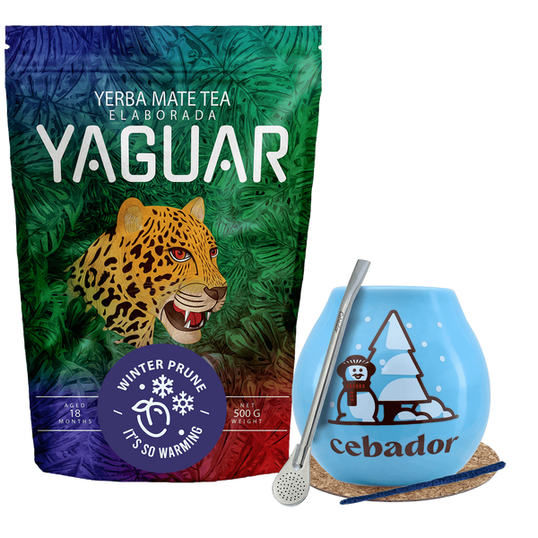 Mate Tee Winter Starter Set Yaguar Winter Prune 500g