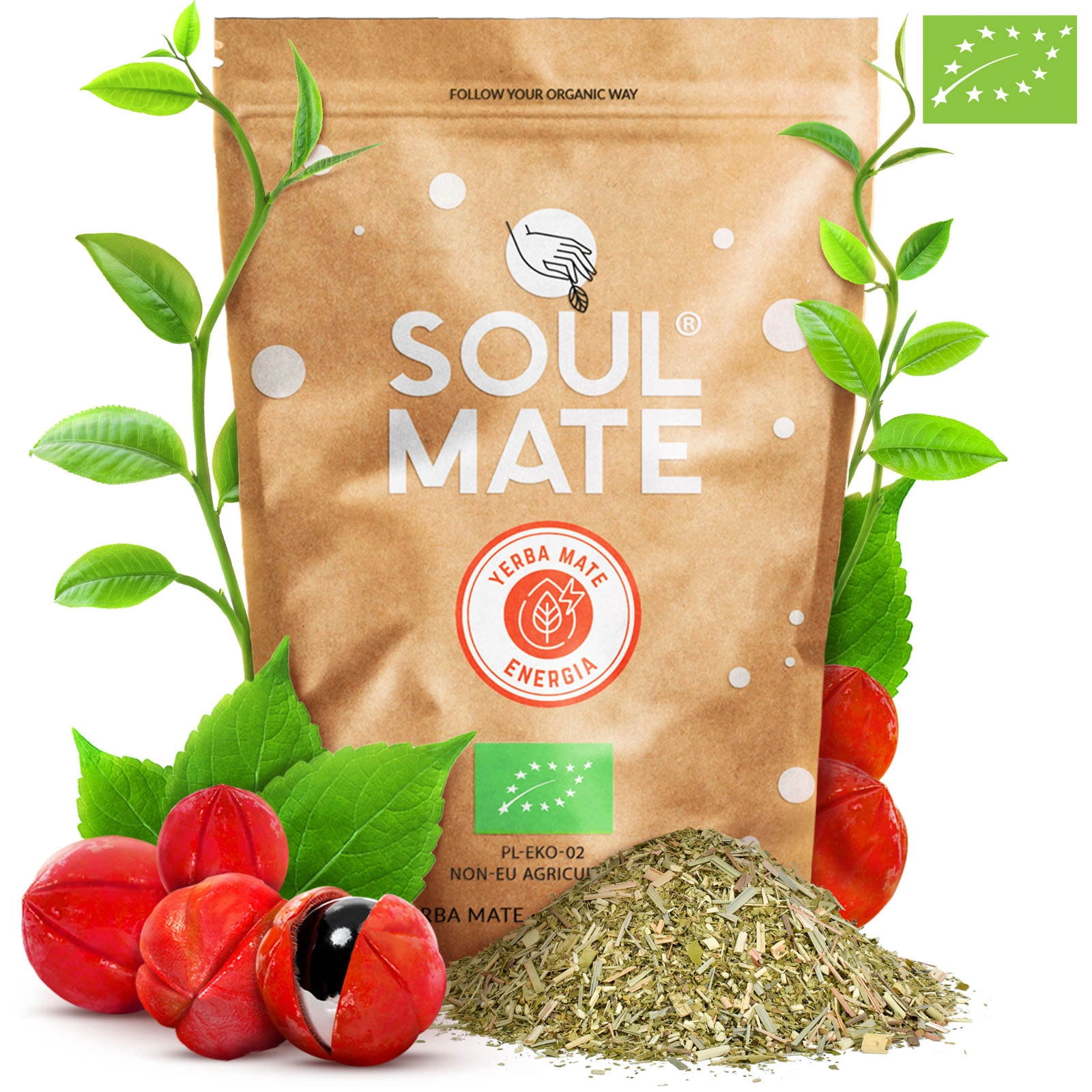 Soul Mate Orgánica Energia 0,5 kg (bio) 500g \ Energia Orgánica - Mate ...