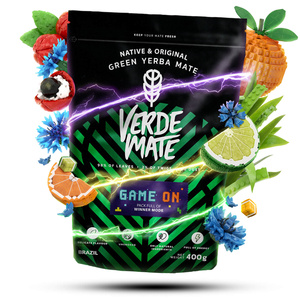 Mate Tee Set Verde Mate Game On 400g 0,4kg Kalebasse + Bombilla