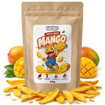 FiloLilo – Gefriergetrocknete Mango (Scheiben) 20 g