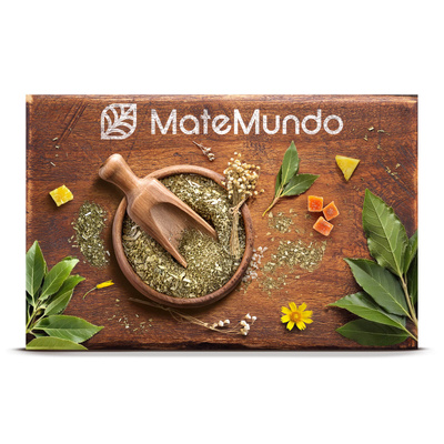 Kühlschrankmagnet mit MateMundo-Logo