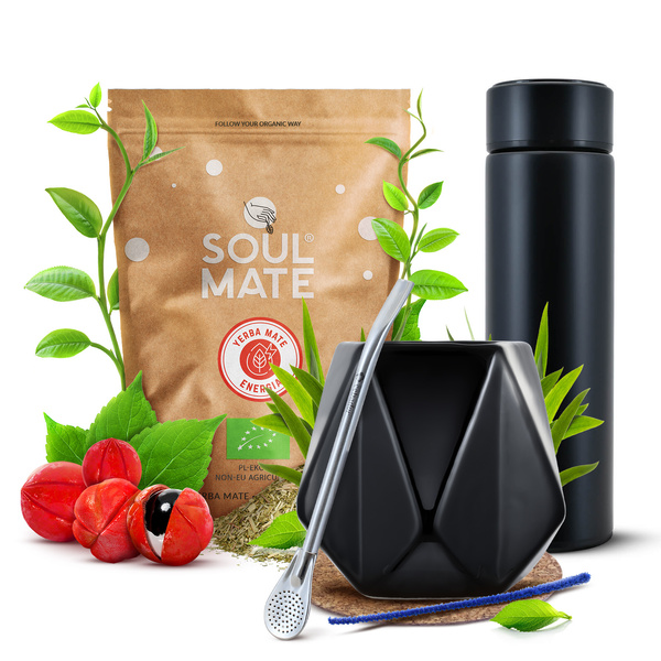 Set Yerba Soul Mate Energia Thermosflasche 0,5kg 500g