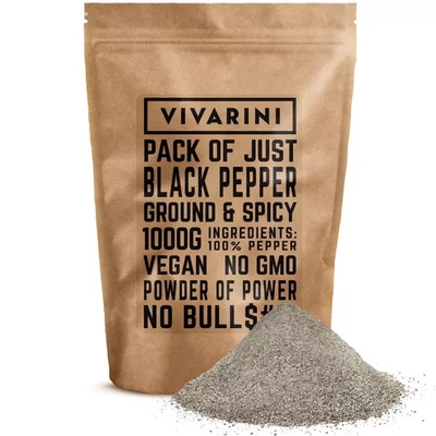 Vivarini – Schwarzer Pfeffer (gemahlen) 1 kg
