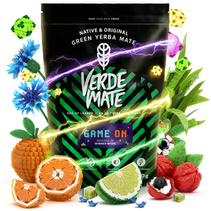 Mate Tee Set Verde Mate Game On 400g 0,4kg Kalebasse + Bombilla