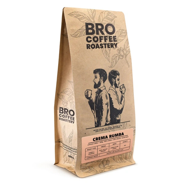 Bro Coffee Roastery – Bohnenkaffee Crema Rumba 400 g