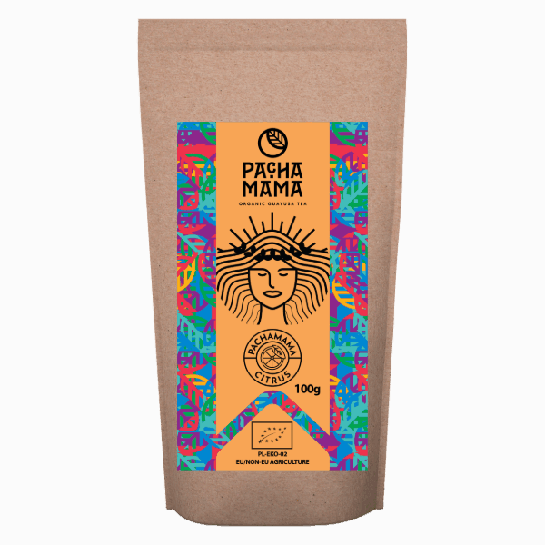 Guayusa Pachamama Citrus - mit dem organischen Zertifikat - 100g