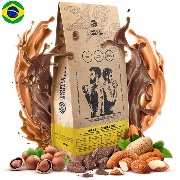 Bro Coffee Roastery - Bohnenkaffee Brazil Cerrado Premium 400 g