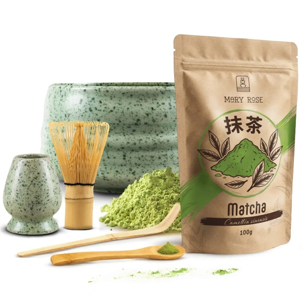 Matcha-Tee-Aufbrühset
