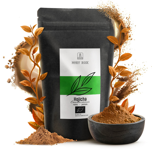 Mary Rose – Gerösteter Grüner Tee Hojicha Powder (BIO) 100 g