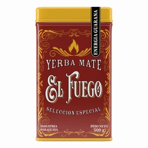 Yerbera – Metalldose + El Fuego Energia Guarana 0,5 kg
