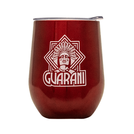 TermoLid – Stahl-Mate Becher mit Deckel – Guarani (rot) – 350 ml