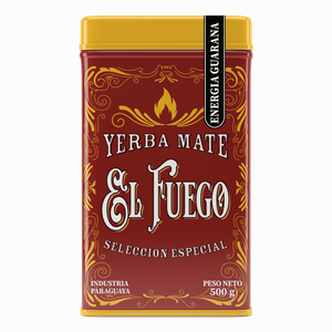 Yerbera – Metalldose + El Fuego Energia Guarana 0,5 kg