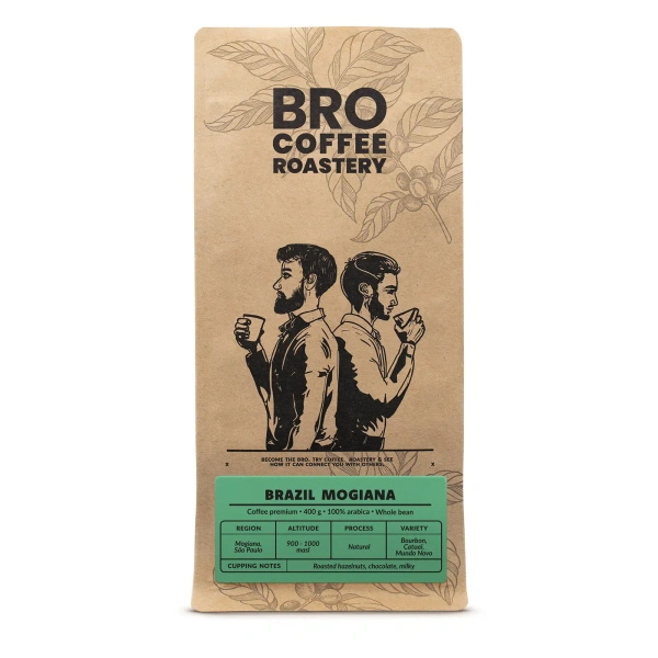Bro Coffee Roastery – Bohnenkaffee Brazil Mogiana Premium 400 g