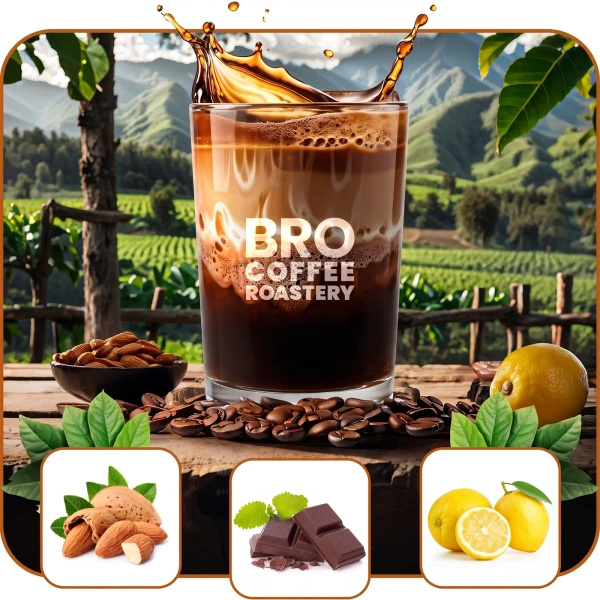 Set für Pumpkin Spice Latte: Kaffee Bro Coffee Roastery Brazil Cerrado 1kg + Pumpkin Spice Latte Mix 100g