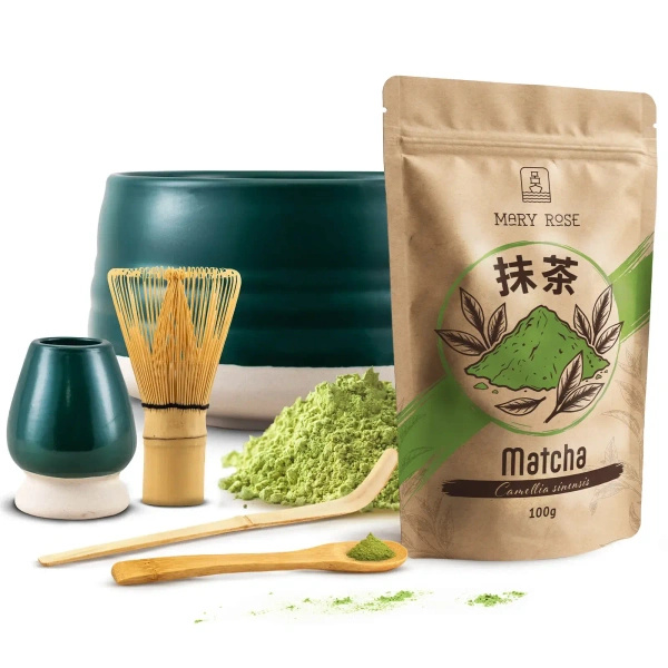 Matcha-Tee-Aufbrühset