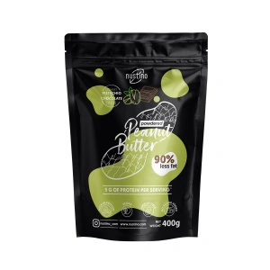 Geschenkset mit Erdnussbutterpulver Nustino: Pure + Chocolate + Pistachio & Chocolate 3x400g