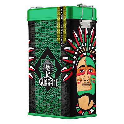 Yerbera – Metalldose + Guarani Menta Limón 0,5 kg