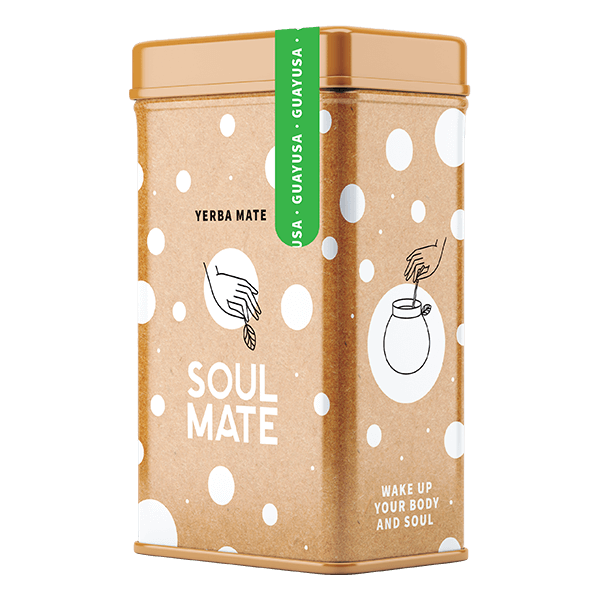 Yerbera – Metalldose + Soul Mate Orgánica Guayusa 0,5 kg