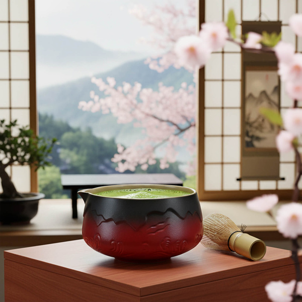 Matcha-Tee-Aufbrühset