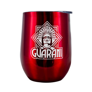 TermoLid – Stahl-Mate Becher mit Deckel – Guarani (rot) – 350 ml